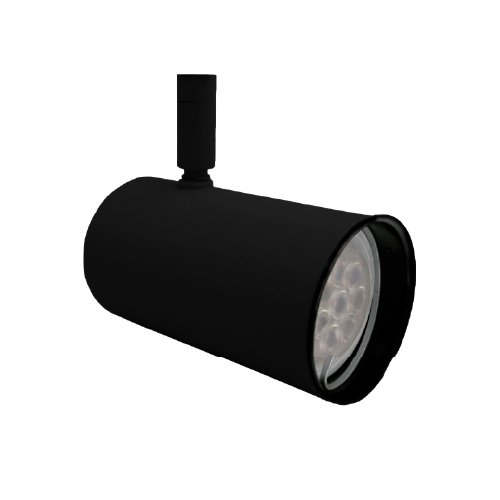 Cabezal con zócalo GU10 negro